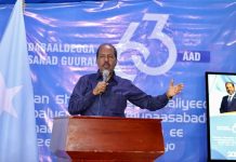 Madaxweyne Xasan Sheekh ” Soomaaliya qurxoon oo ay nagu mahadiyaan kuwa u dabbaal degi doona sannad guuradda 100-aad ayaa la inaga rabaa in aynu hirgelinno”