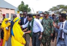 Madaxweynaha Galmudug oo soo gaaray Cadaado soona xiraya tartanka cayaaraha Galmudug