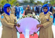 Madaxweynaha JFS oo ubax dhigay Taallada Dhagaxtuur
