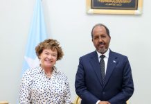 Madaxweyne Xasan Sheekh oo qaabilay ergayga cusub ee Qaramada Midoobay u qaabilsan Soomaaliya