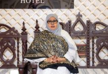 Marwada Madaxweynaha Dalka Marwo Sahra Cumar Xasan oo dhambaal Hambalyo ah u dirtay Ummada Soomaaliyeed Munaasabadda 26 Juun awgeed.