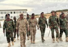 Taliyaha Ciidanka Xoogga Dalka oo kormeeray qaar kamid ah Xerooyinka lagu tababaro ciidanka xoogga