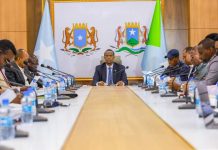 Madaxweynaha Hirshabeelle oo kulan la qaatay Agaasimeyaasha Guud ee Wasaaradaha