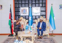Madaxweynaha Jubbaland oo kulan la qaatay taliyaha Ciidamada Milateriga Kenya