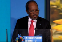 Madaxweyne Xasan Sheekh oo Khudbad ka jeediyay kulanka iskaashiga Talyaaniga iyo dalalka Geeska Afrika