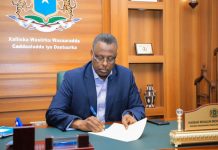 Wasiirka cadaaladda oo saxiixay siyaasadda hubinta da’da carruunta