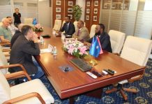Gudoomiyaha rugta ganacsatada Soomaaliya oo kulan la yeeshay dhigiisa Rugta Ganacsiga Serbia