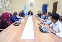 Wasiirka ku xigeen Arrimaha Gudaha oo shir guddoomiyay kulan u dhaxeeyay wasaaradda Arrimaha Gudaha iyo UNHCR
