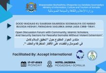 Wasiirka warfaafinta oo daah-furay dood wadaag ku aaddan gaarista Soomaaliya oo nabad ah