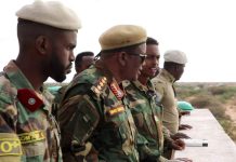 Taliyaha Ciidanka dhulka oo gaaray Degmada Galcad ee Gobolka Galgaduud