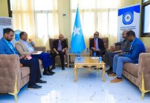 Guddoomiyaha Hay’addan SoDMa oo la kulmay Danjiraha Jaamacadda Carabta ee arrimaha Soomaaliya