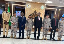Wasiirka Amniga XFS iyo wefdi uu hoggaaminayo oo gaaray magaaladda Jeddah