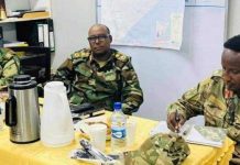 Taliyaha ciidanka xoogga oo kormeeray guutada 16-aad ciidanka kumaandoosta Danab
