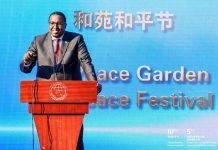 Danjire Cawaale Kullane oo Khubad ka jeediyay munaasabadda maalinta caalamiga ah ee nabadda oo lagu qabtay Beijing