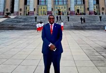 Danjire Cawaalle Kullane oo ka qeyb galay xuska sannad guurada 74-aad ee Jamhuuriyadda shacbiga Shiinaha