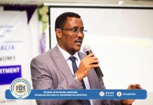 Shirka dhismaha waaxda dhaqaalaha bulluugga ee wasaaradda Kalluumeysiga oo Muqdisho ka furmay