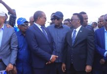Wafdi uu hoggaaminayo guddoomiye ku-xigeenka 2-aad ee Aqalka sare oo gaaray Laascaanood