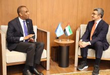 Ra’iisul wasaaraha XFS oo kulan la yeeshay wasiirka arrimaha dibadda Imaaraadka Carabta
