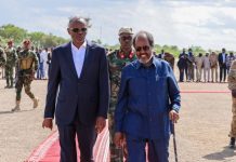 Madaxweyne Xasan Sheekh iyo wafdi uu hoggaaminayo oo gaaray Baydhabo