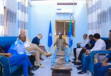 Guddoomiyaha hey’adda maareynta musiibooyinka Qaranka oo gaaray magaalada beledweyne ayaa kulamo la yeeshay madaxda Hirshabeelle