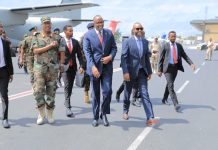 Wasiirka Gaashaandhigga Soomaaliya oo Muqdisho kusoo dhaweeyay dhiggiisa Kenya