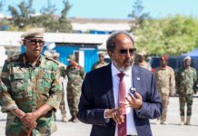 Madaxweyne Xasan Sheekh oo dul istaagay hannaanka dib u soo celinta Ciidamada ku maqnaa tababarka Eretariya