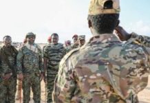 Madaxweynaha Galmudug iyo wafdi uu hoggaaminayo oo kormeeray Talisyada Ciidanka Koonfurta Mudug