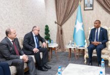 Ra’iisul Wasaare Xamsa oo Xafiiskiisa ku qaabilay Madaxda Bangiga Ziraat Katilim ee laga leeyahay dalka Turkiga