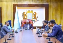 Guddoomiyaha golaha shacabka oo kulan la yeeshay guddiga Baarlamaanka Soomaaliya ku matala Midowga Baarlamaanada Aduunka