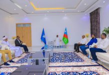 Madaxweyne Laftagareen oo qaabilay Guddoomiyaha Hay’adda Maareynta Musiiboyinka Qaranka