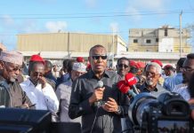 Madaxda dowladda qaarkood oo ka qaybgalay salaadda Janaasada Alle ha u naxariistee marxuum Cali Ugaas
