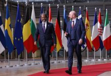 Madaxweyne Xasan Sheekh oo Brussels kula kulmay Madaxwaynaha Golaha Midowga Yurub
