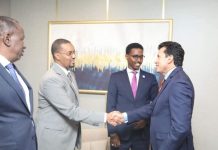 Wasiirka dhallinyarada Soomaaliya oo la kulmay dhiggiisa dalka Masar