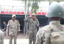 Taliyaha Ciidanka Xoogga oo kormeeray xerada tababarka ee Turkisom