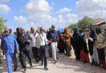 Guddoomiyaha Hay’adda Maareynta Musiiboyinka Qaranka iyo Mas’uuliyiin kale oo gaaray Magaalada Jawiil ee Gobolka Hiiraan