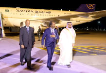 Madaxweyne Xasan Sheekh oo gaaray magaalada Riyadh