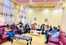 Guddoomiyaha Gudidda Arrimaha Guddaha Aqalka Sare iyo wafdi ay hoggaaminayso oo gaaray Baydhabo