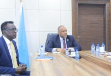 Wasiiru dowlaha wasaaradda Qorsheynta ee XFS oo la kulmay wafdi ka socday maamulka KMG SSC-Khaatumo