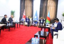 Madaxweynaha Dowlad goboleedka Koonfur galbeed oo qaabilay Safiirka UK u jooga Soomaliya