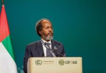 Madaxweyne Xasan Sheekh oo khudbad ka jeediyey shirka caalamiga ah ee isbeddelka cimilada