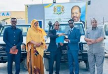 Hay’adda Duulista Rayidka Soomaaliyeed oo wareejisay gaari loogu talagalay garoonka diyaaradaha Baladweyne