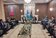 Wafdi uu hoggaaminayo Wasiirka Hawlaha Guud oo gaaray dalka Libya