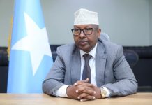 Wasiirka Arrimha Gudaha XFS oo kulan la yeeshay ku xigeenka ergayga QM ee Soomaaliya