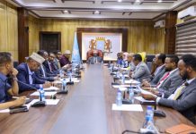 Guddoomiye Aadan Madoobe oo guddoomiyay kulanka 6-aad ee guddiga joogtada ah ee Golaha shacabka