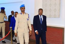 Wafdi ka socda Boliiska Ethiopia oo Muqdisho soo gaaray