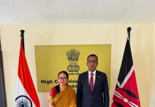 Danjiraha Soomaaliya u fadhiya Kenya oo la kulmay danjiraha Hindiya