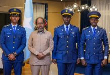 Madaxweyne Xasan Sheekh oo la kulmay saraakiisha ciidamada cirka ee tababarka ku qaatay Qatar