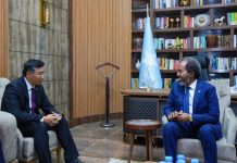 Madaxweyne Xasan Sheekh oo kulan la yeeshay Danjiraha Shiinaha ee Soomaaliya