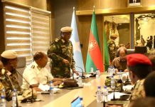 Madaxweyne Xasan Sheekh oo kormeeray taliska guud ee Ciidanka XDS