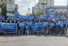 Dowladda iyo shacabka oo ka dhiidhiyay gardarada Itoobiya ee Damaca Badda (WARBIXIN)